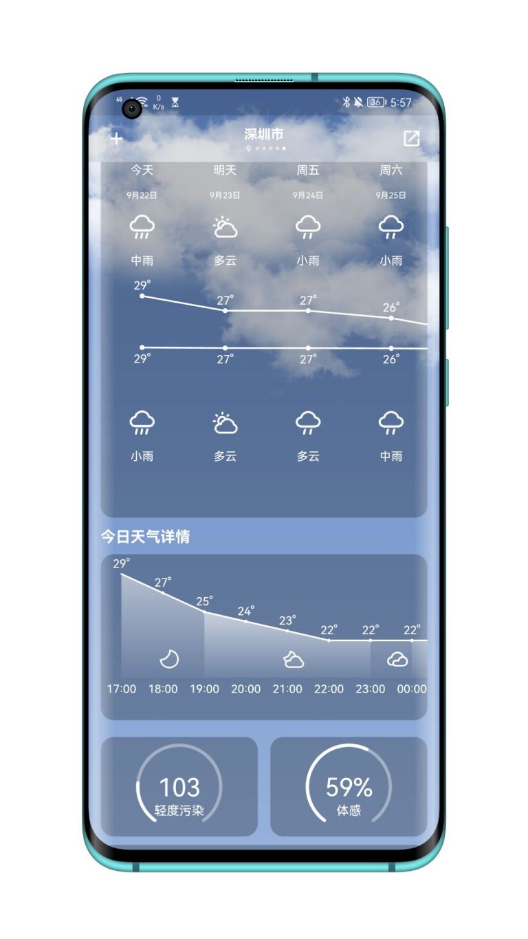 毒汤天气app截图2